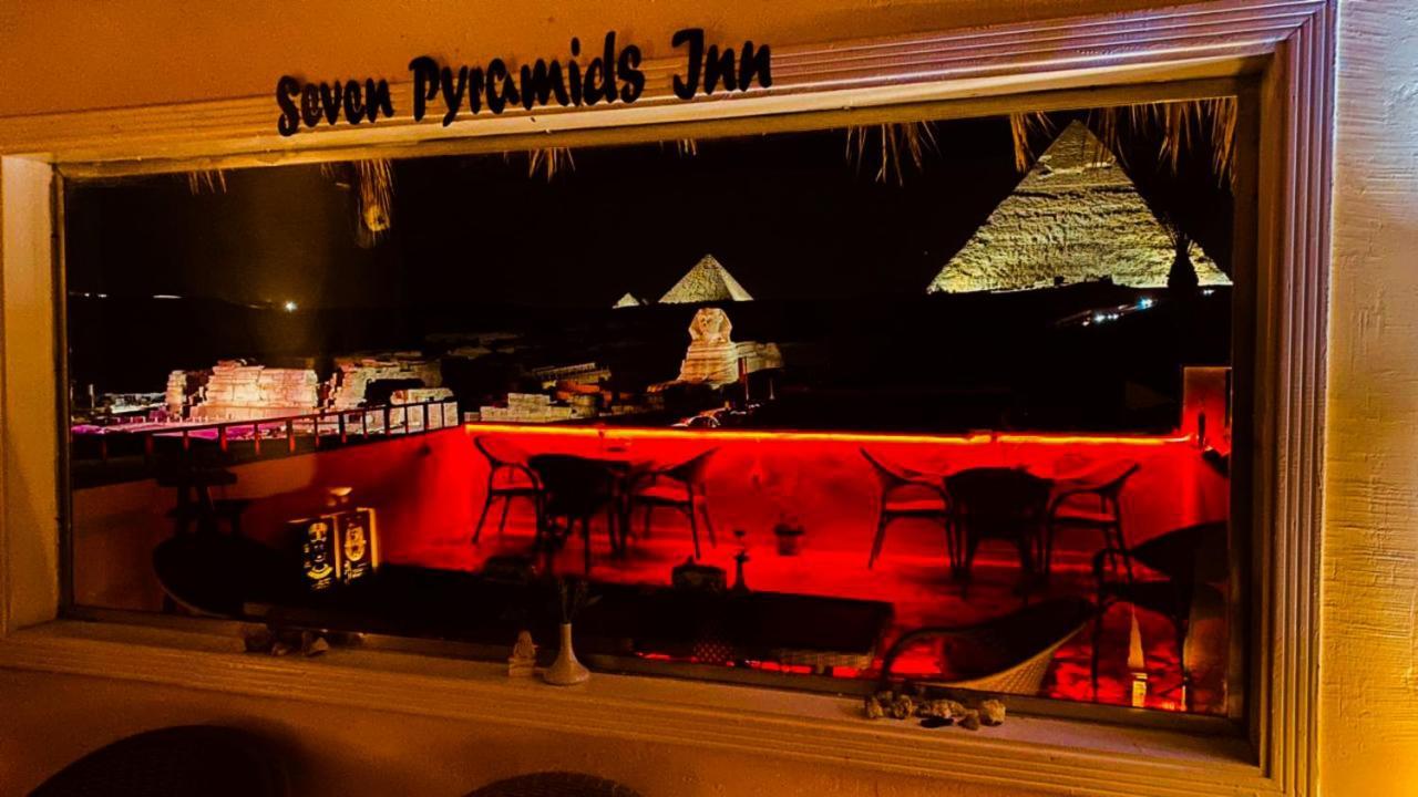 Seven Pyramids Panoramic View Inn Kafret el-Gabal Exterior foto