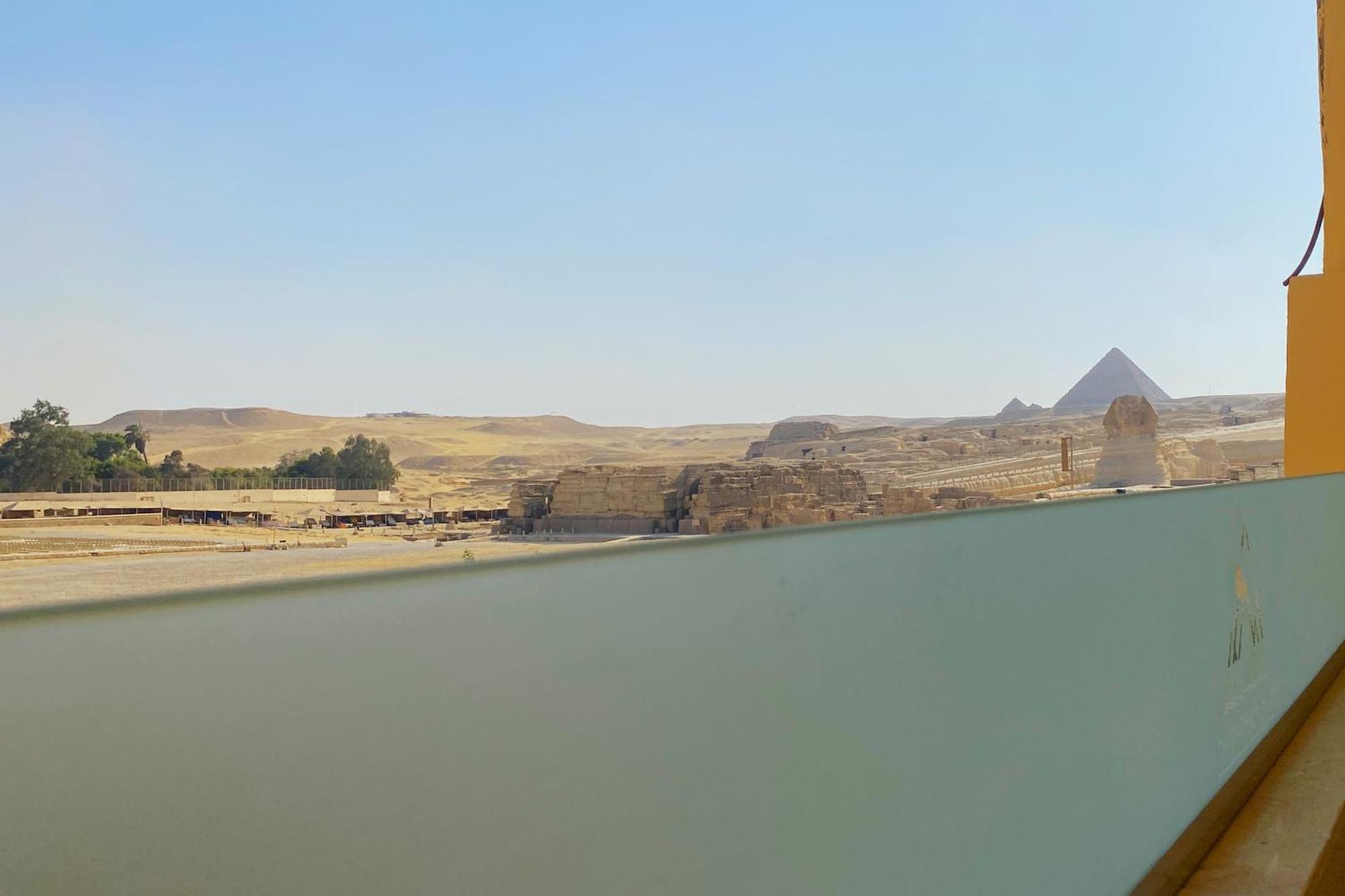Seven Pyramids Panoramic View Inn Kafret el-Gabal Zimmer foto